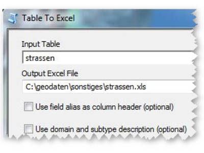 Excel-Import und -Export